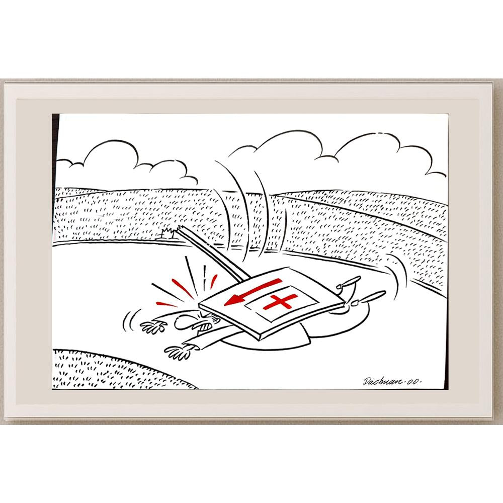 Dachuan Xia 29x21cm Orijinal Karikatür BOD03336