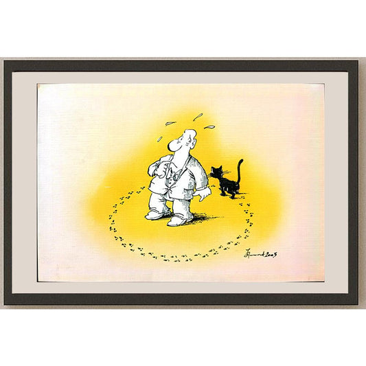Jovan Prokopljevic 29x21cm Orijinal Karikatür BOD03348
