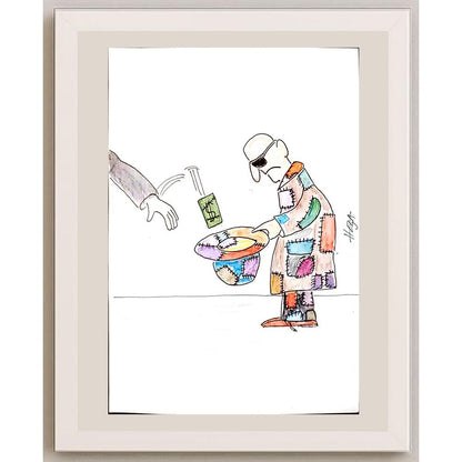 Nedeljko Deretic 29x21cm Orijinal Karikatür BOD03352