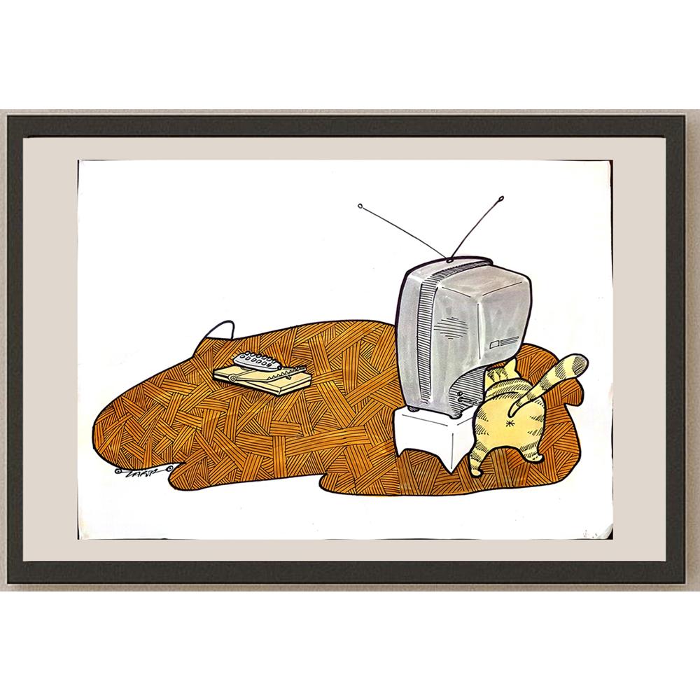Zarp 35x25cm Orijinal Karikatür BOD03353