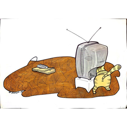 Zarp 35x25cm Orijinal Karikatür BOD03353