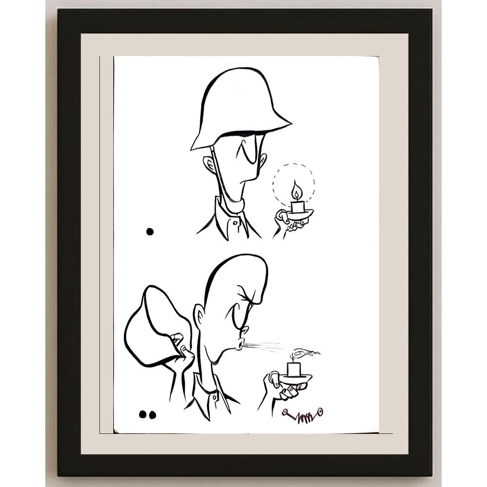 Zarp 35x25cm Orijinal Karikatür BOD03354