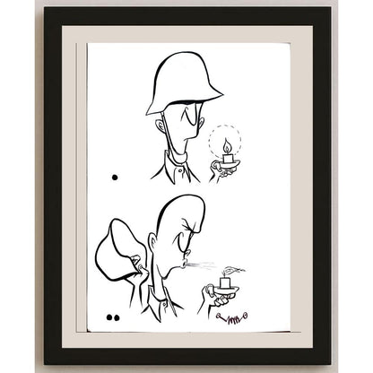 Zarp 35x25cm Orijinal Karikatür BOD03354