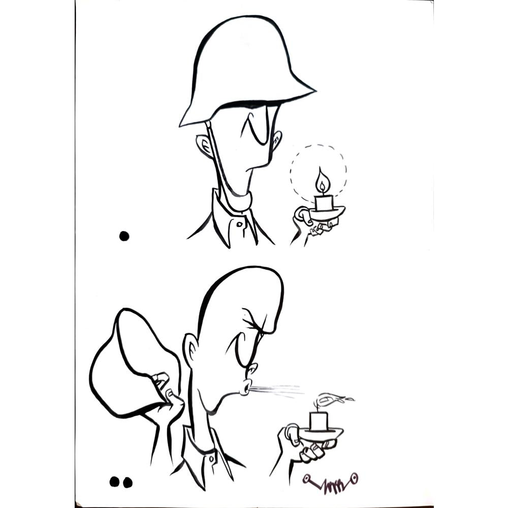 Zarp 35x25cm Orijinal Karikatür BOD03354