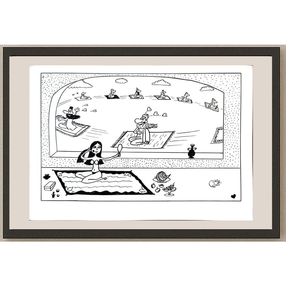 Alexander Petrov 29x21cm Orijinal Karikatür BOD03357