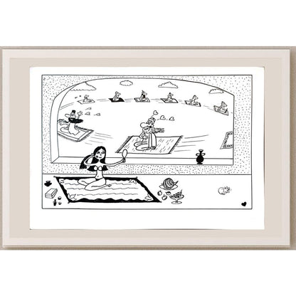 Alexander Petrov 29x21cm Orijinal Karikatür BOD03357