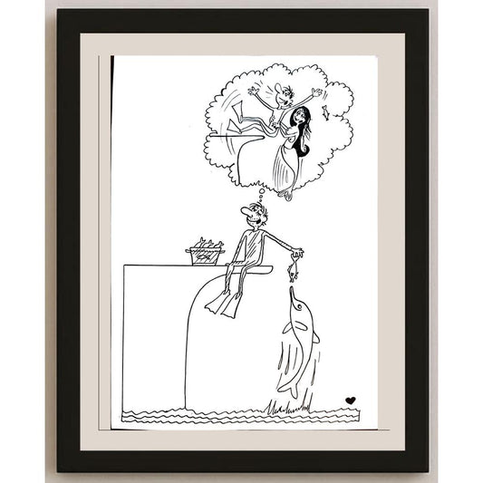 Alexander Petrov 29x21cm Orijinal Karikatür BOD03358
