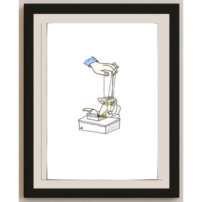 Alexei Talimonov 29x21cm Orijinal Karikatür BOD03363
