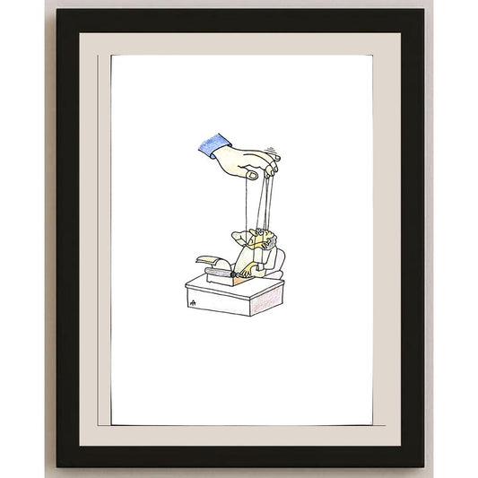 Alexei Talimonov 29x21cm Orijinal Karikatür BOD03363