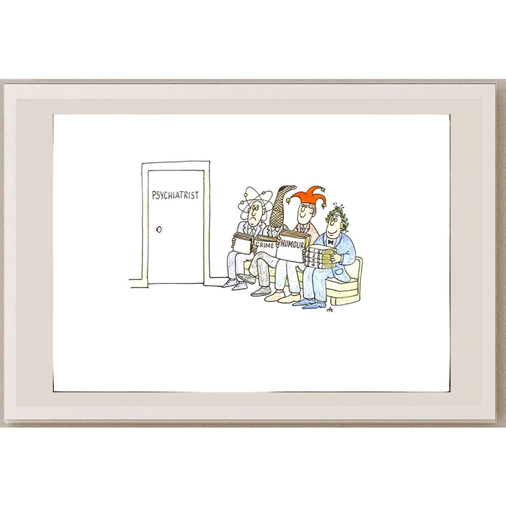 Alexei Talimonov 29x21cm Orijinal Karikatür BOD03374