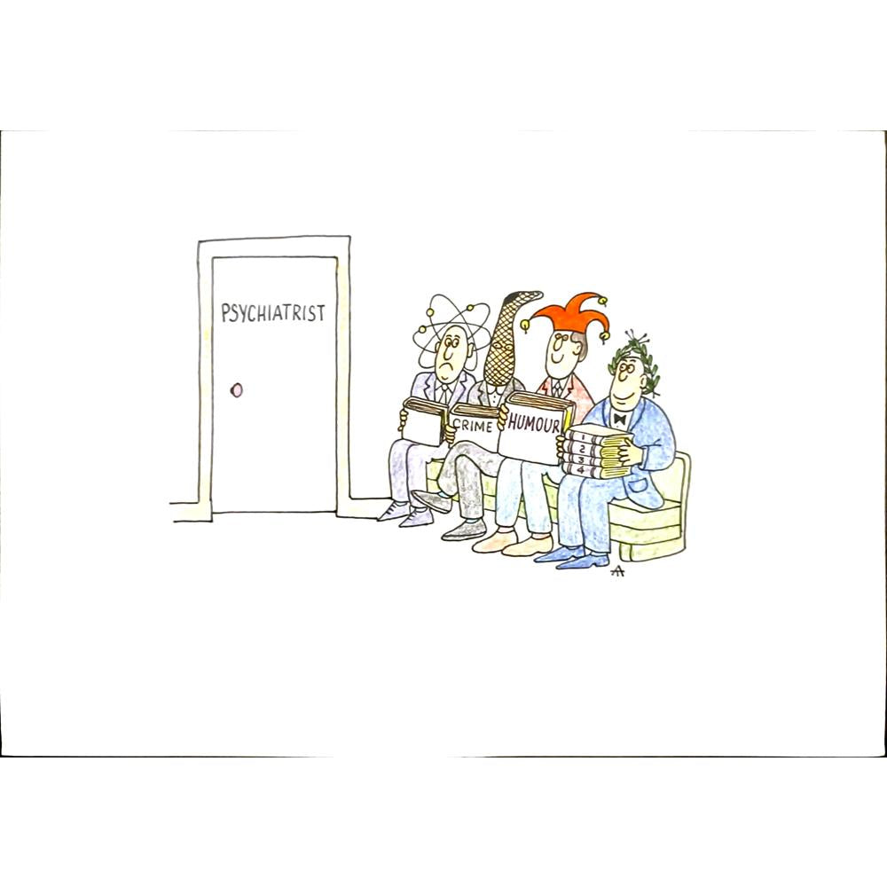 Alexei Talimonov 29x21cm Orijinal Karikatür BOD03374