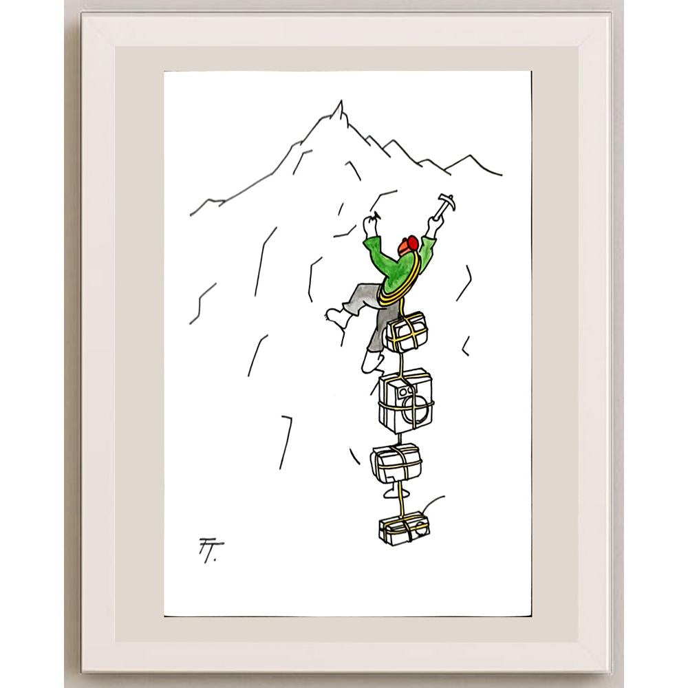 Tomas Trunecek 29x21cm Orijinal Karikatür BOD03383