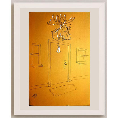 Payam Pourfalah 29x21cm Orijinal Karikatür BOD03390