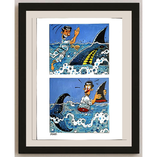 Dluhopolszky Laszle 29x21cm Orijinal Karikatür BOD03392