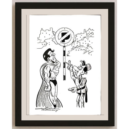 Zoran Zilaticanin 29x21cm Orijinal Karikatür BOD03403