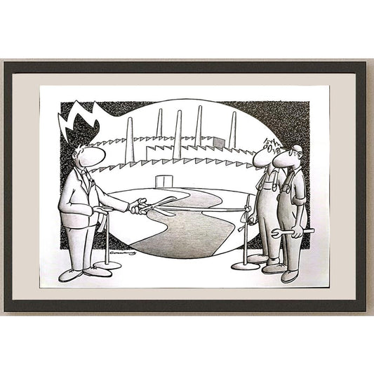 Goran Milenkovic 29x21cm Orijinal Karikatür BOD03405