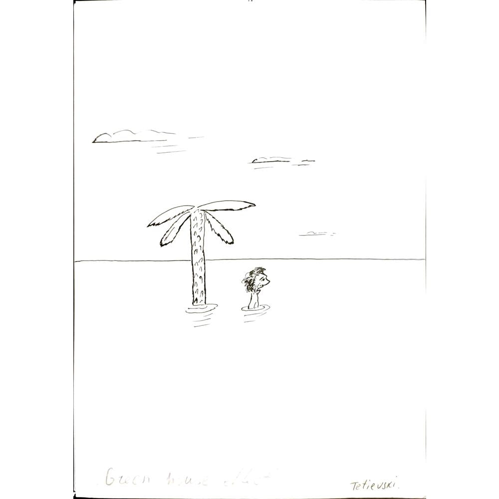 Michael Tetievski 25x21cm Orijinal Karikatür BOD03410