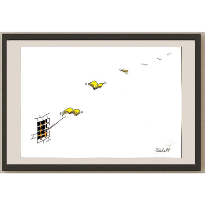 Bülent Fidan 29x21cm Orijinal Karikatür BOD03412