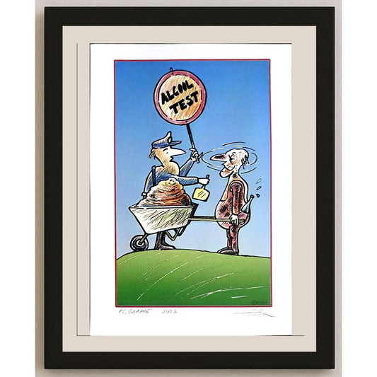 Horia Crisan 29x21cm Orijinal Karikatür BOD03418