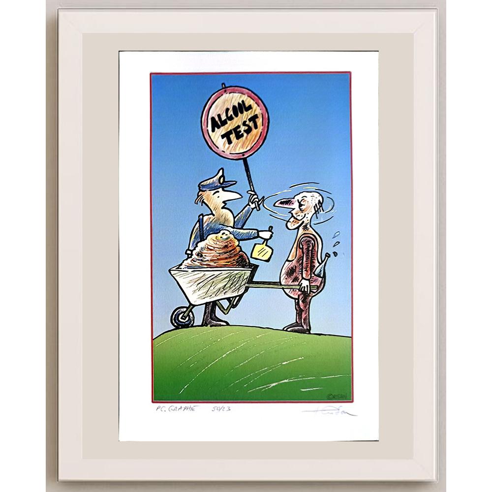Horia Crisan 29x21cm Orijinal Karikatür BOD03418