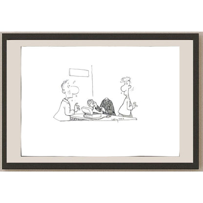 Zeyraz Lombardi 29x21cm Orijinal Karikatür BOD03428
