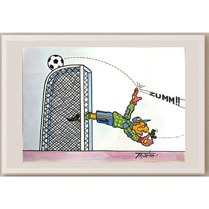 Nombre Fernando Tesada 29x21cm Orijinal Karikatür BOD03429