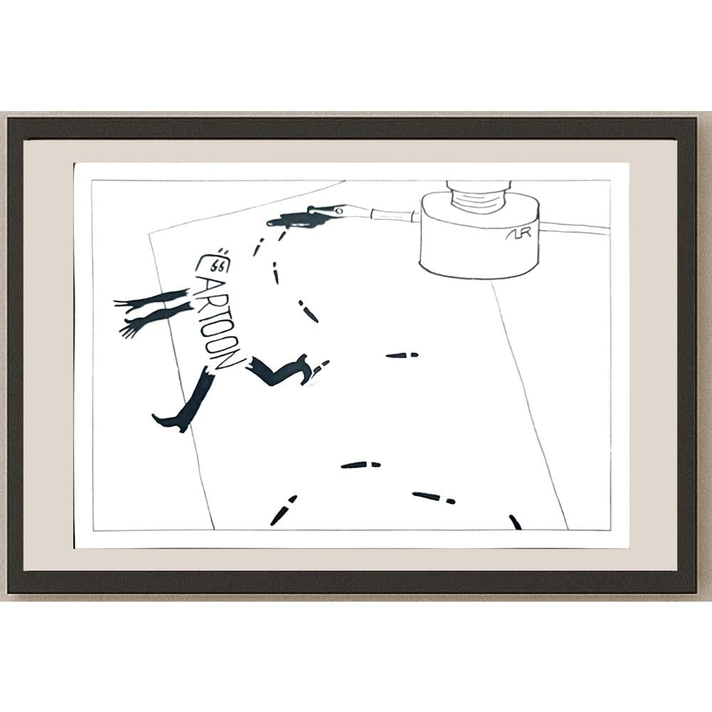 Mirontchyj Laime 29x21cm Orijinal Karikatür BOD03430