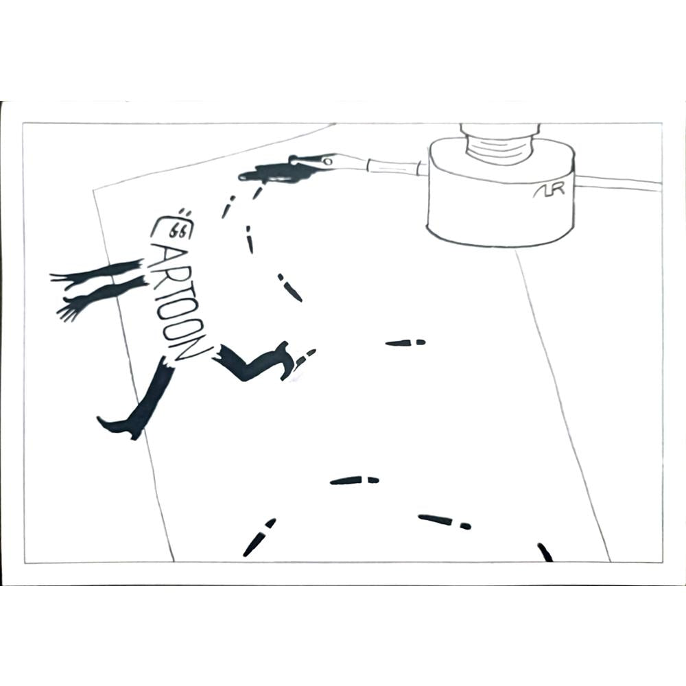 Mirontchyj Laime 29x21cm Orijinal Karikatür BOD03430
