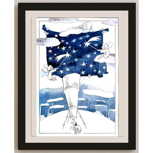Mirontchyj Laime 29x21cm Orijinal Karikatür BOD03432