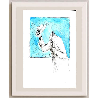 Davood Yarahmadi 29x21cm Orijinal Karikatür BOD03433