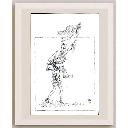 Davood Yarahmadi 29x21cm Orijinal Karikatür BOD03434