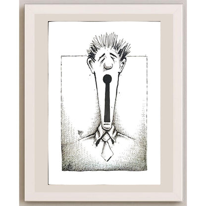 Davood Yarahmadi 29x21cm Orijinal Karikatür BOD03435