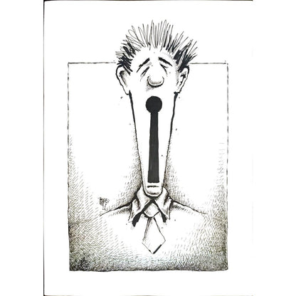 Davood Yarahmadi 29x21cm Orijinal Karikatür BOD03435