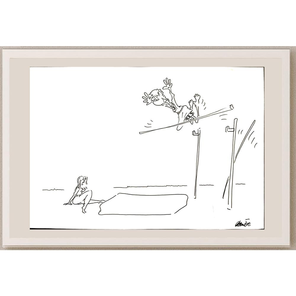 Branko Prehuzic 29x21cm Orijinal Karikatür BOD03445