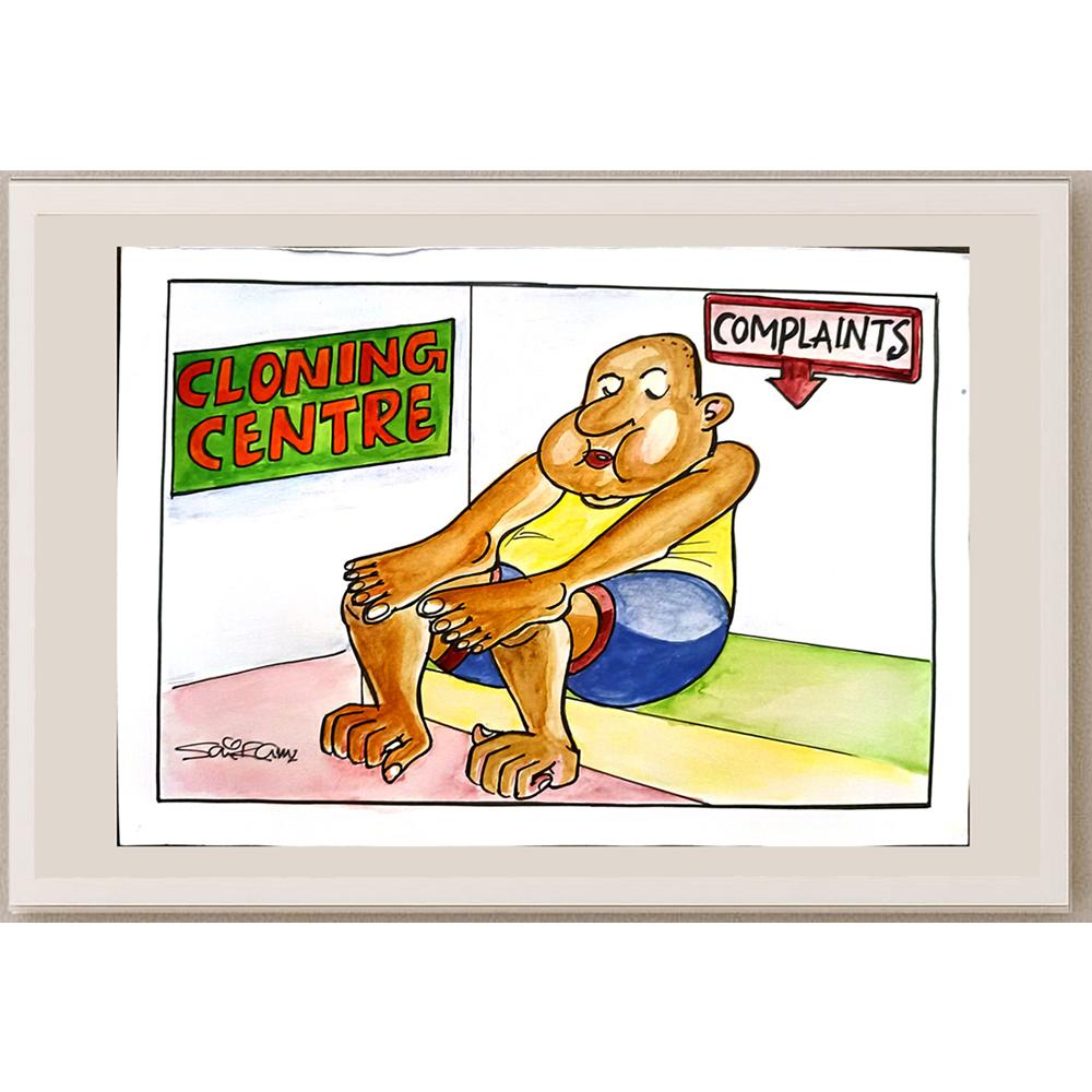 Sairam Akundi 29x21cm Orijinal Karikatür BOD03449