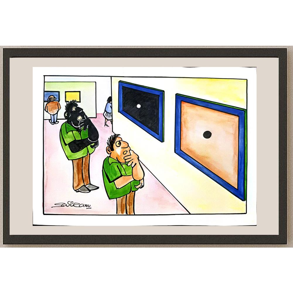 Sairam Akundi 29x21cm Orijinal Karikatür BOD03452