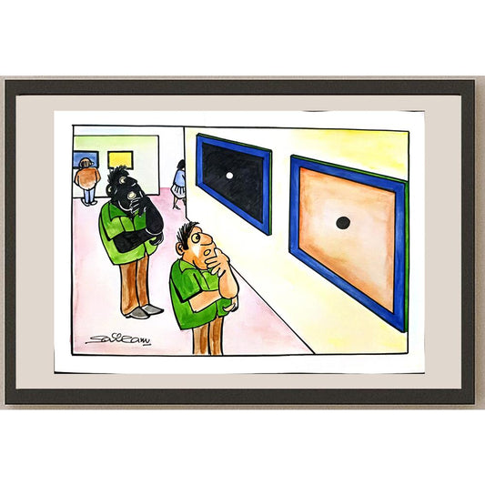 Sairam Akundi 29x21cm Orijinal Karikatür BOD03452