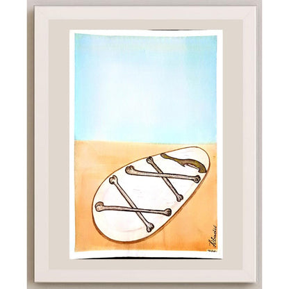 Predrag Abadic 25x18cm Orijinal Karikatür BOD03458