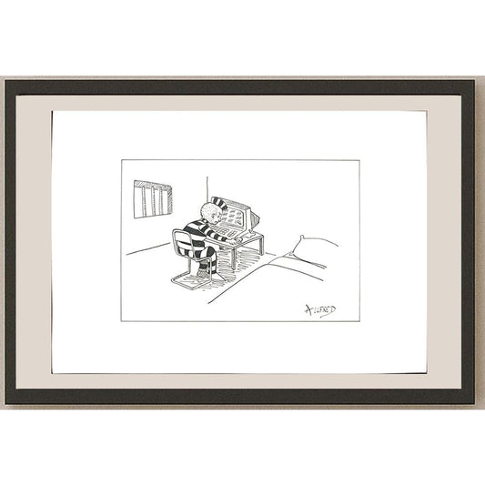 Dhoop Freddy 29x21cm Orijinal Karikatür BOD03460