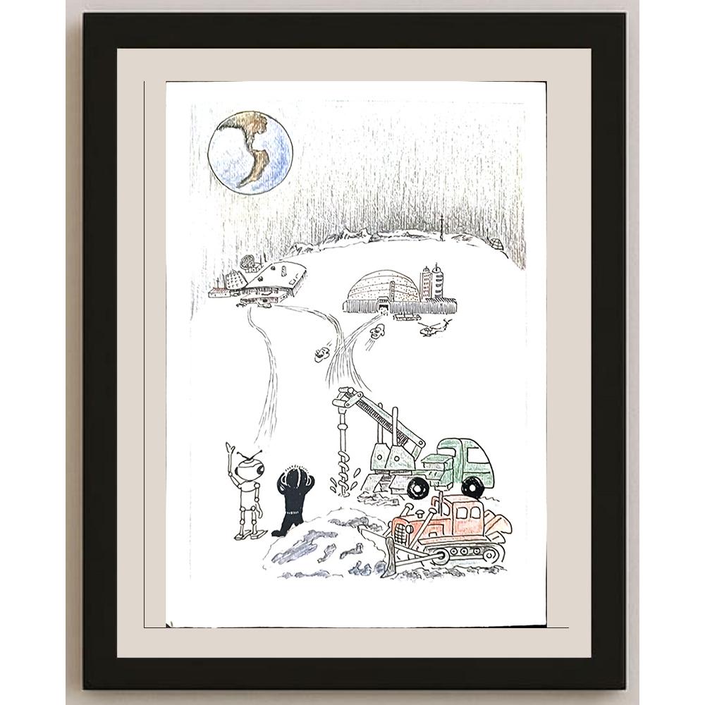Lan Yu Jie 29x21cm Orijinal Karikatür BOD03465