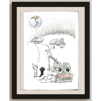 Lan Yu Jie 29x21cm Orijinal Karikatür BOD03465
