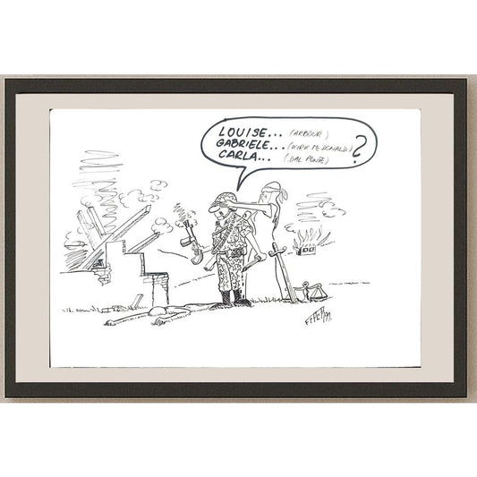 Kresimir Filipan 29x21cm Orijinal Karikatür BOD03467