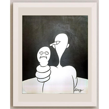 Jiang Lidong 29x21cm Orijinal Karikatür BOD03468