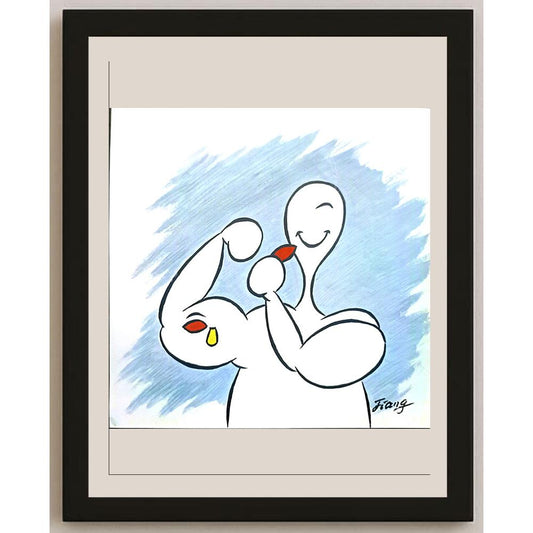 Jiang Lidong 29x21cm Orijinal Karikatür BOD03469