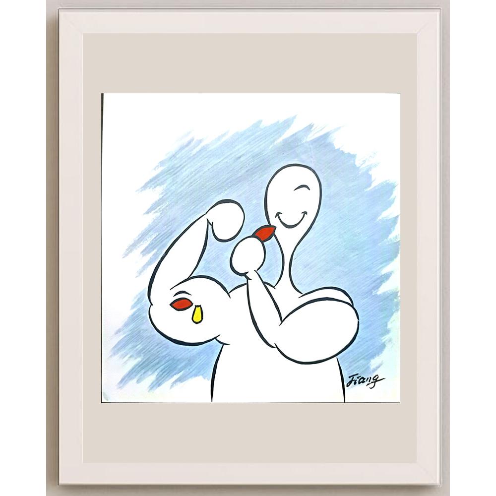 Jiang Lidong 29x21cm Orijinal Karikatür BOD03469