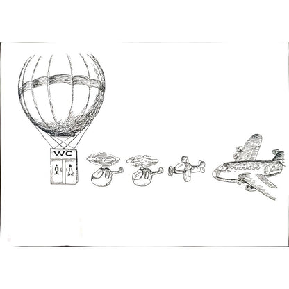 Sun Wanshuai 29x21cm Orijinal Karikatür BOD03472