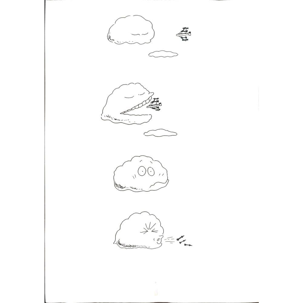 Sun Wanshuai 29x21cm Orijinal Karikatür BOD03473