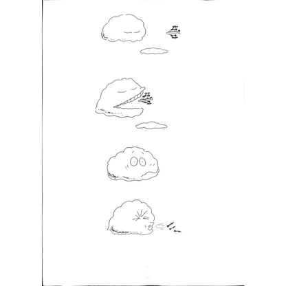 Sun Wanshuai 29x21cm Orijinal Karikatür BOD03473