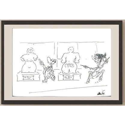 Branko Prehuzic 29x21cm Orijinal Karikatür BOD03477
