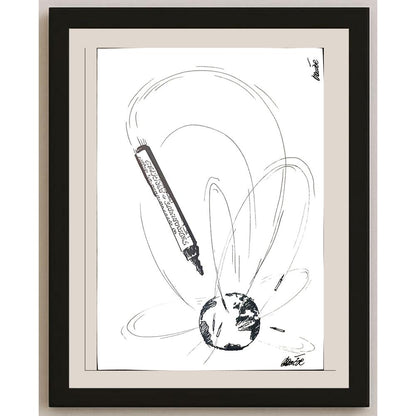 Branko Prehuzic 29x21cm Orijinal Karikatür BOD03478